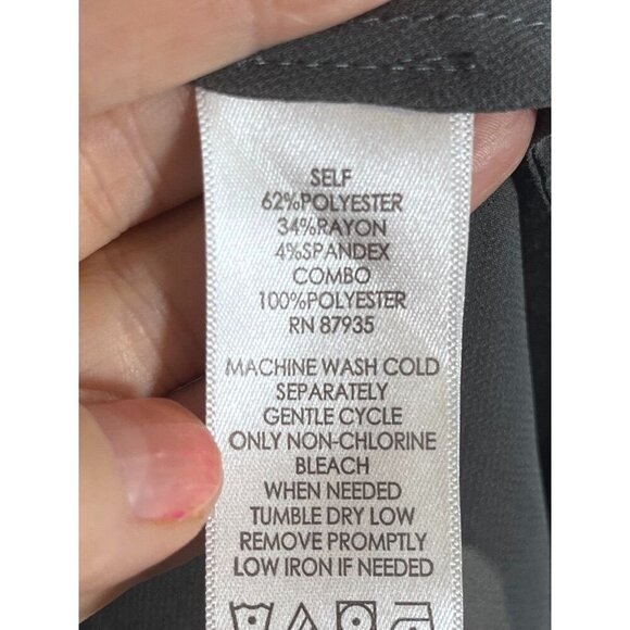 Logo Chic Sweater M Black Neutral Minimalist Capsule Basic Staple Chiffon 80s - Picture 8 of 11